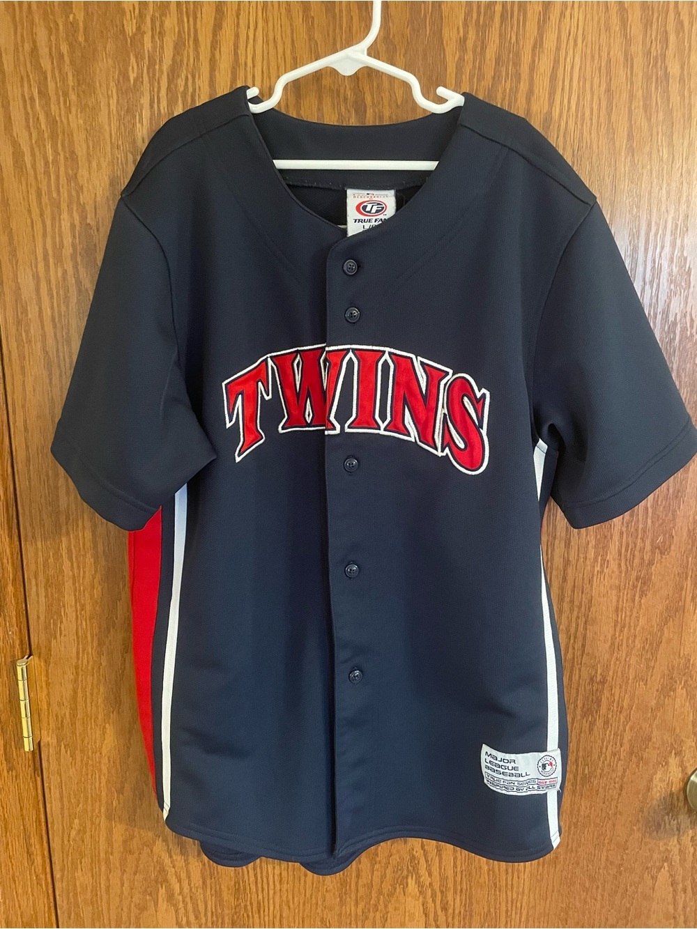 MN Minnesota Twins -Morneau #33 Kids Large 12/14 Baseball Jersey - True Fan